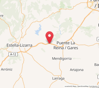 Map of Cirauqui, Navarre