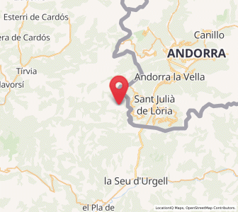 Map of Civís, Catalonia