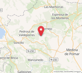 Map of Cogullos, Castille and León
