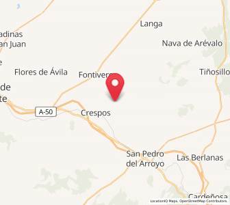 Map of Collado de Contreras, Castille and León