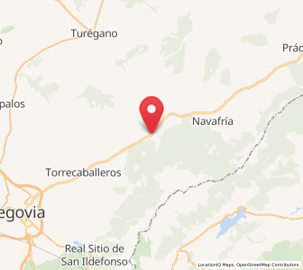 Map of Collado Hermoso, Castille and León