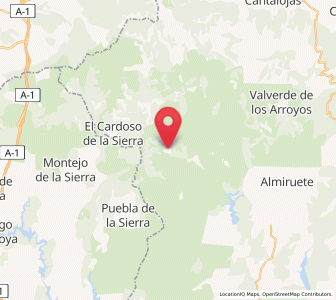 Map of Colmenar de la Sierra, Castille-La Mancha