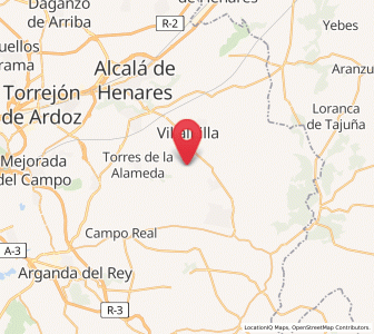 Map of Colonia de Valverde, Madrid