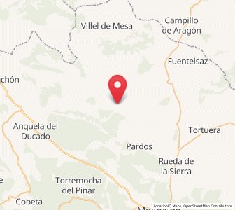 Map of Concha, Castille-La Mancha