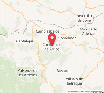 Map of Condemios de Arriba, Castille-La Mancha