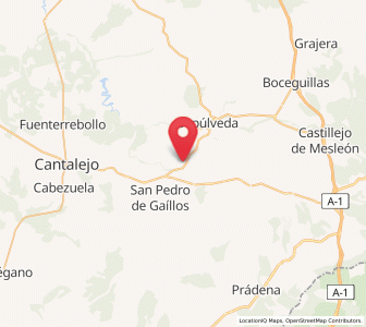 Map of Consuegra de Murera, Castille and León