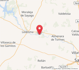Map of Contiensa, Castille and León