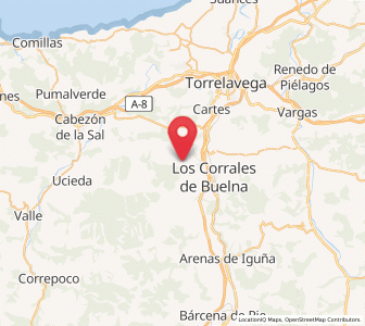 Map of Coó, Cantabria