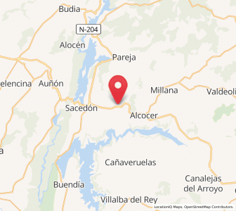 Map of Córcoles, Castille-La Mancha