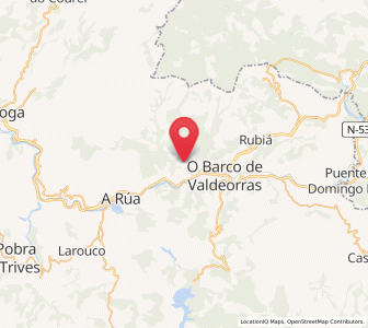 Map of Córgomo, Galicia