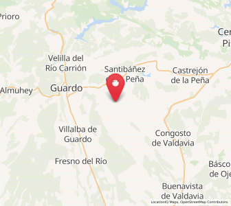 Map of Cornón, Castille and León