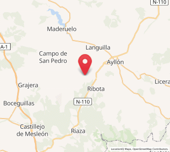 Map of Corral de Ayllón, Castille and León
