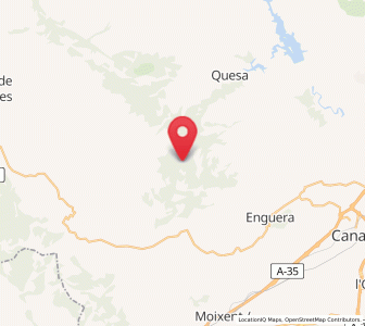 Map of Corral de Bru, Valencia