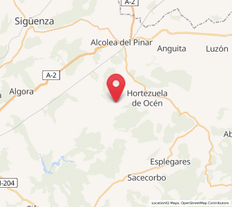 Map of Cortes de Tajuña, Castille-La Mancha