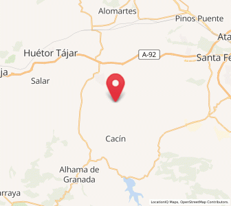 Map of Cortijo de El Romeral, Andalusia