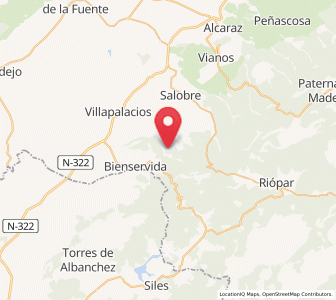 Map of Cortijos del Río de Casa, Castille-La Mancha