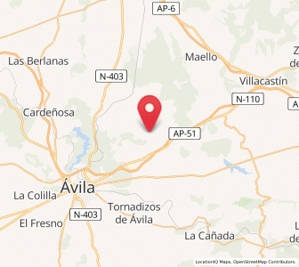 Map of Cortos, Castille and León