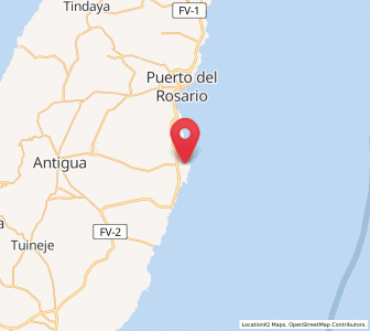 Carte : Costa de Antigua, Îles Canaries