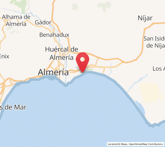 Map of Costacabana, Andalusia