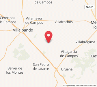 Map of Cotanes, Castille and León