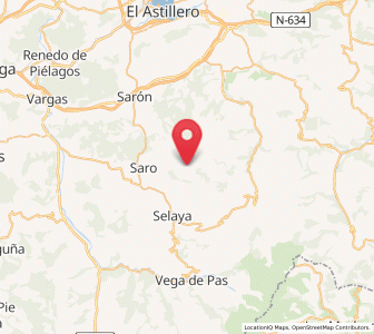 Map of Coterillo, Cantabria
