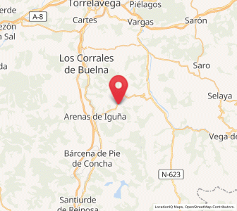 Map of Cotillo, Cantabria
