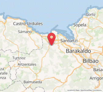 Map of Cotorrio, Basque Country