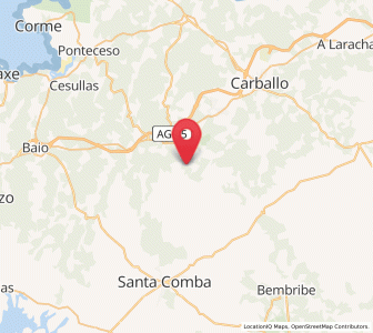Map of Couso, Galicia