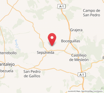 Map of Covachuelas, Castille and León