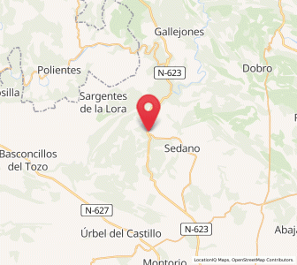 Map of Covanera, Castille and León