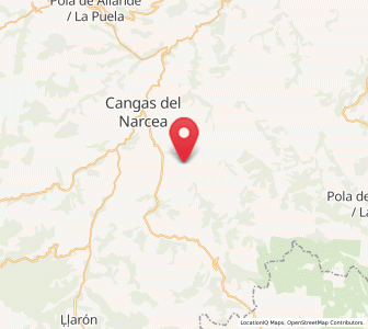 Map of Cuadriellas de Villaláez, Asturias