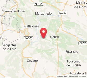 Map of Cubillo del Butrón, Castille and León