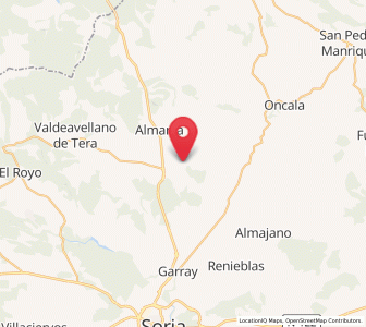 Map of Cubo de la Sierra, Castille and León