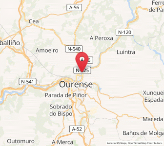 Map of Cudeiro, Galicia