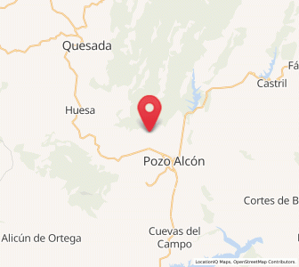 Map of Cuenca, Andalusia
