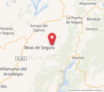 Map of Cuevas de Ambrosio, Andalusia