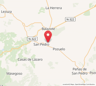 Map of Cuevas del Molino de las Dos Piedras, Castille-La Mancha