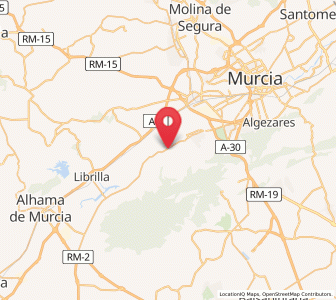 Map of Cuevas del Norte, Murcia