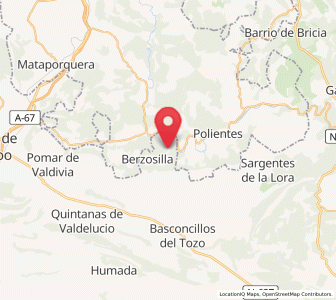 Map of Cuillas del Valle, Castille and León