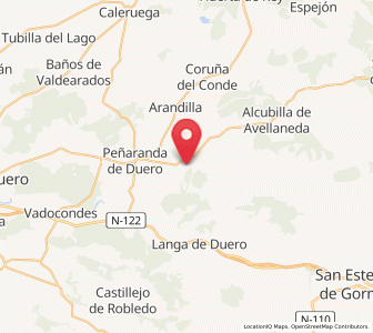 Map of Cuzcurrita de Aranda, Castille and León