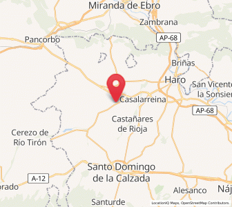 Map of Cuzcurrita de Río Tirón, La Rioja