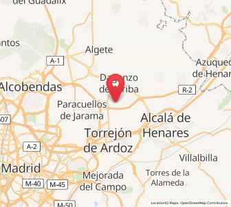 Map of Daganzo de Abajo, Madrid