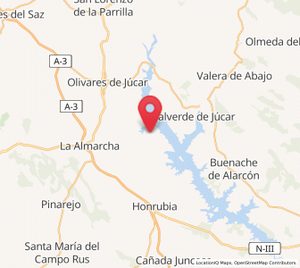 Map of Don Benito, Castille-La Mancha