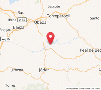 Map of Doña Aldonza, Andalusia