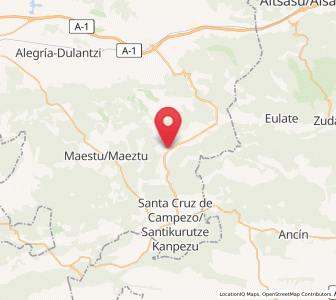 Map of Done Bikendi Harana / San Vicente de Arana, Basque Country