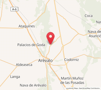 Map of Donhierro, Castille and León