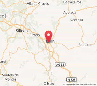Map of Donramiro, Galicia