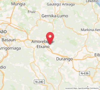 Map of Dudagoitia, Basque Country