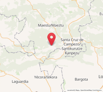 Map of Durruma Kanpezu / San Román de Campezo, Basque Country
