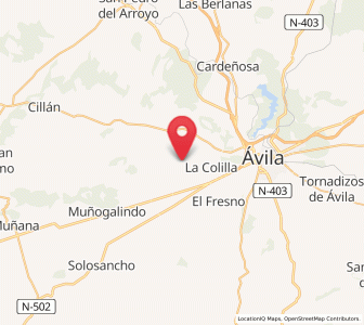 Map of Duruelo, Castille and León
